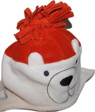 baby Gap NWT Boy 2T 3T 4T 3D Fox Face Fleece Trapper Hat w/ Ear Flaps