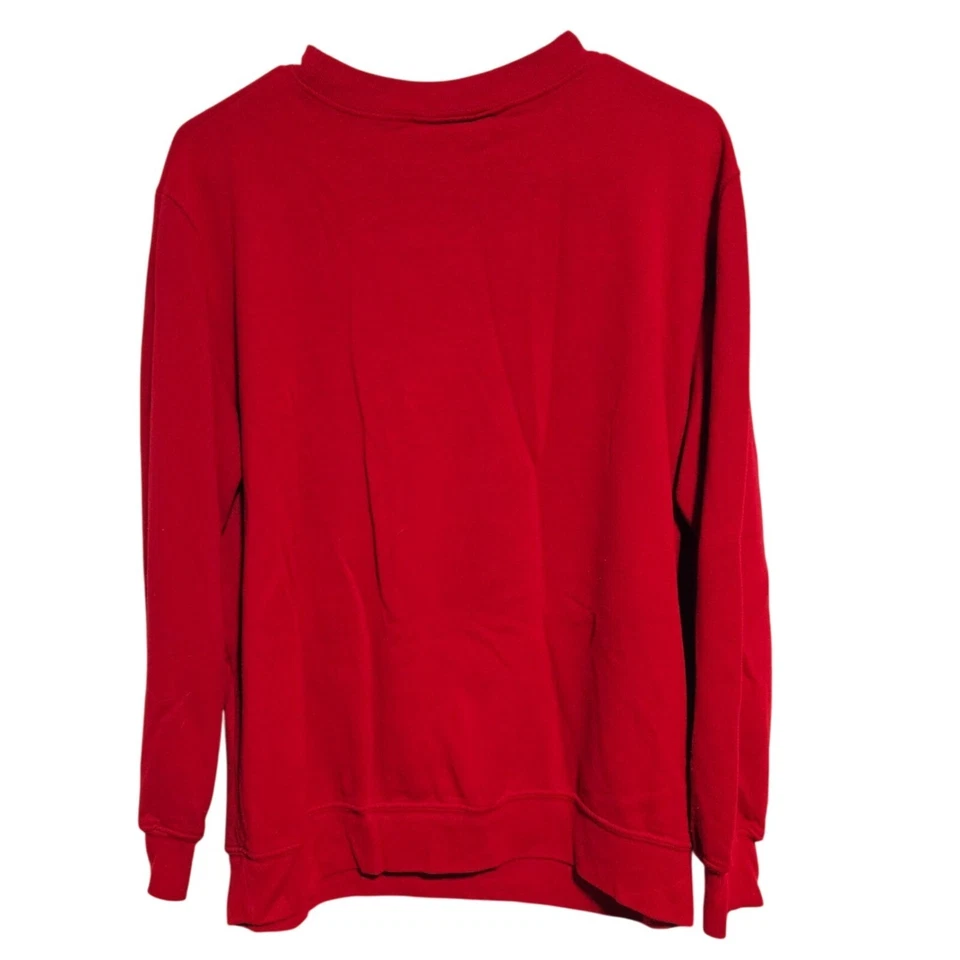 Sudadera Vintage Blair Roja Navidad Gatito Mujer Talla 2X Gato Cesta Gráfico Foto 2 de 4