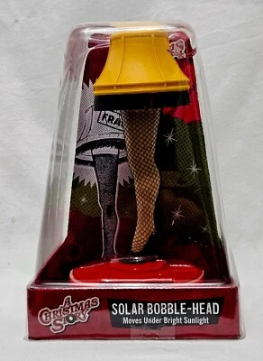 A CHRISTMAS STORY - LEG LAMP - SOLAR BOBBLE HEAD