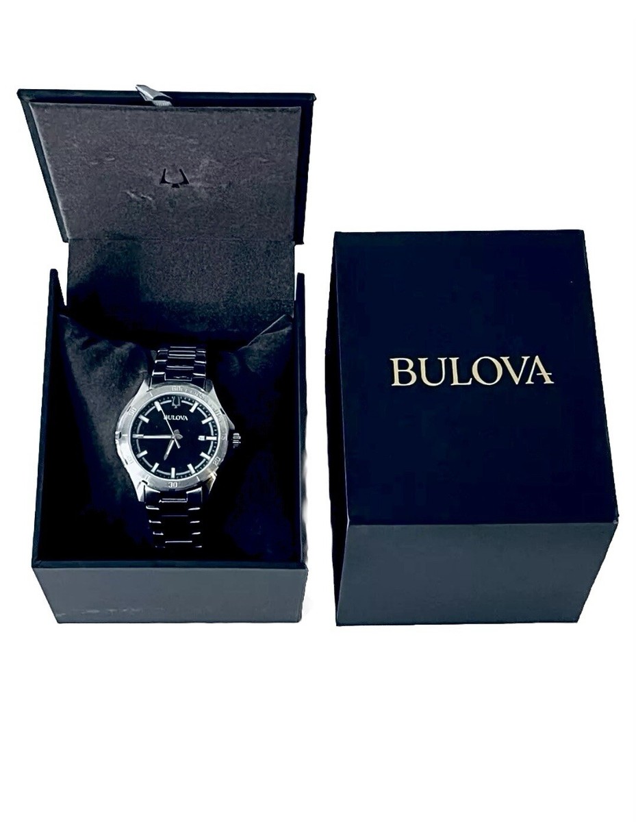 Bulova Men's Marine Star 96B377 Chronograph Watch Silver
