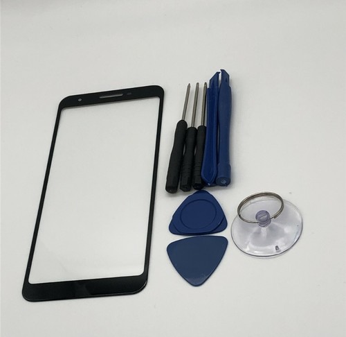 Google Pixel 3a Przednie szkło Zewnętrzny ekran Obiektyw Zestaw naprawczy Czarny - Zdjęcie 4 z 4