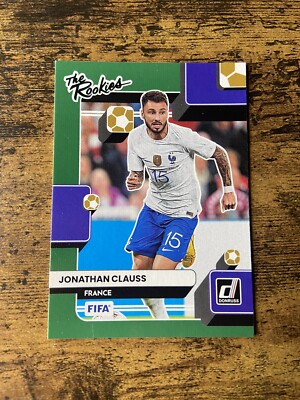 2022-23 Panini Donruss The Rookies Green Jonathan Clauss #6 Rookie RC