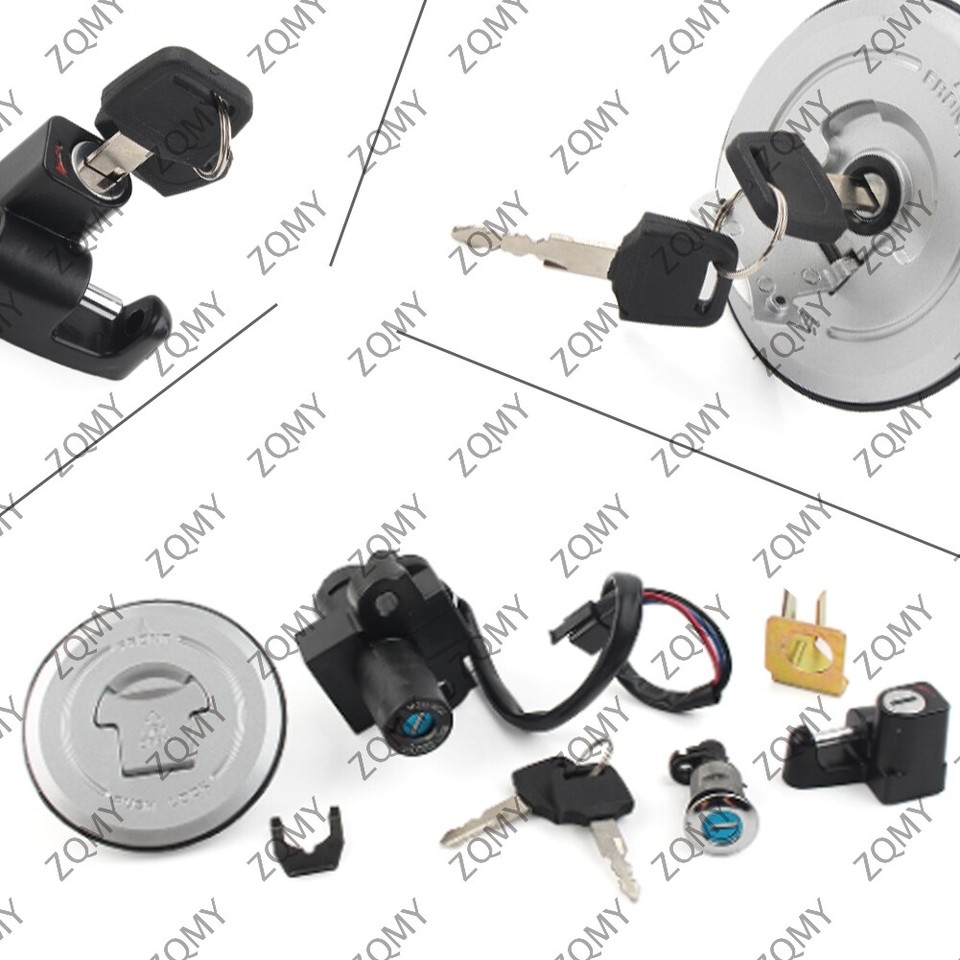 Fuel Gas Tank Cap Ignition Switch Lock Key Fit Honda CBR250 250