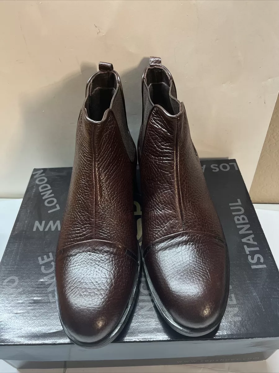 Men s Boots Ankle Shoes 100 GENUINE LEATHER by Paul Branco Made In Turkey