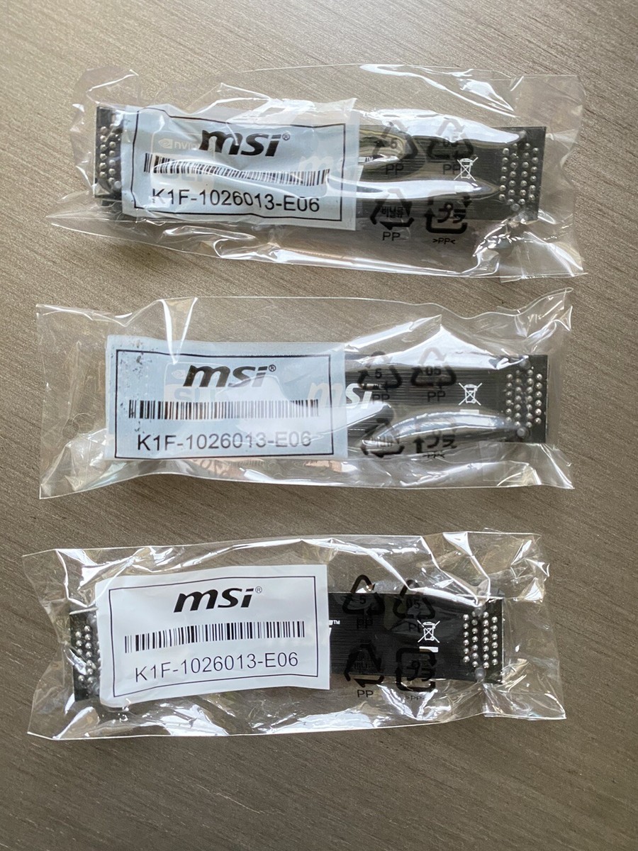 MSI SLI Bridge Flex Cable 2-Way NVIDIA Graphics Card GPU Connector 