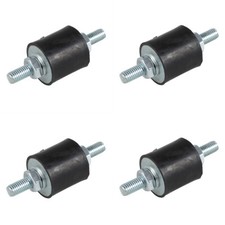 4pcs Anti-Vibration Rubber Isolator Mounts with Studs Shock Absorber, M8-1.25