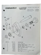 Gravely Implement Quick Hitch Kit Illus’d Part List Model 11898E1 Form 20915L1