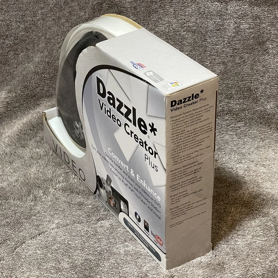 Dazzle Video Creator Plus DVD Converter VHS RCA Video Capture - Brand New - Image 2 of 4