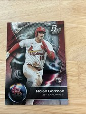 2023 Bowman Platinum - Nolan Gorman #77 Ice Pattern Foil (RC)