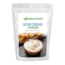 Sour Cream Powder - Creamy Low-Lactose with Probiotics, Powdered for Long Shelf