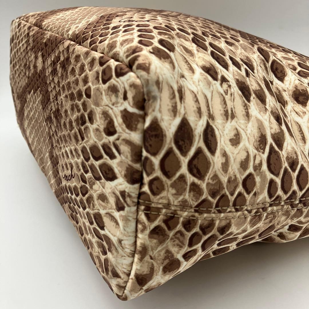 Rare COACH shoulder bag python pattern 2200 2a - image 5