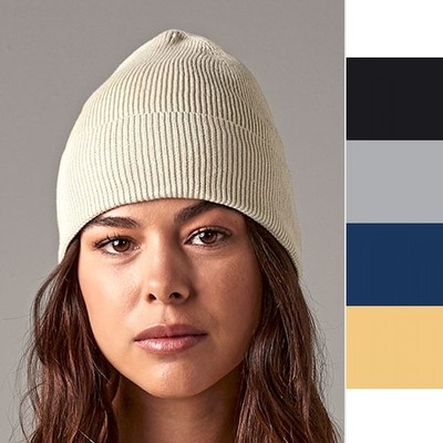 Beechfield Organic Cotton Fine Knit Beanie B51N Mütze NEU