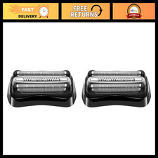 32B Shaver Head Replacement for Braun Series 3, 2-Pack Compatible Shaver Parts