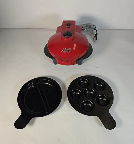Xpress Redi Set-Go 05-53688 electric grill two accessory pans healty meal minute