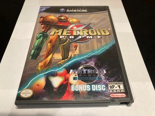 New ListingMetroid Prime w/ Echoes Bonus Disc Nintendo (Gamecube 2004) Used