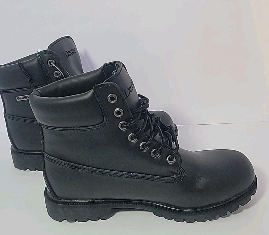 Botas de Trabajo Dexter, Para Hombre Talla 9.5 W Negras, Impermeables Nuevas Con Etiquetas Foto 4 de 4