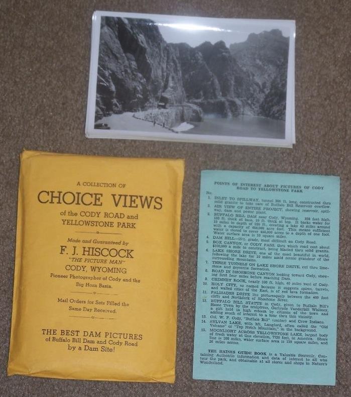 CHOICE VIEWS OF CODY ROAD & YELLOWSTONE PARK, 30 PHOTOS OF POINTS OF INTEREST