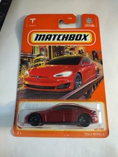 2024 Matchbox Tesla Model S MBX Metro Red New: Make Offer 1.75 S H Hike 4-26-