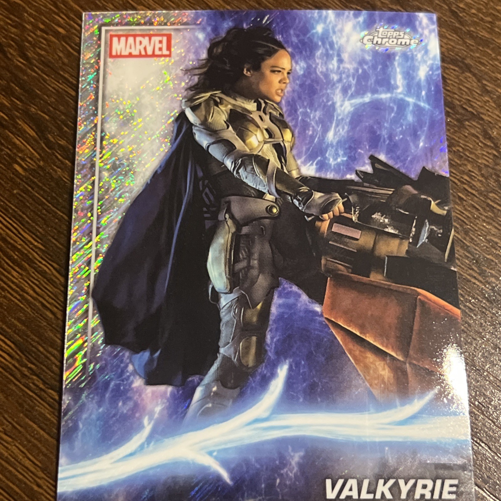 2025 Topps Chrome Marvel Studios Valkyrie Shimmer Refractor 74