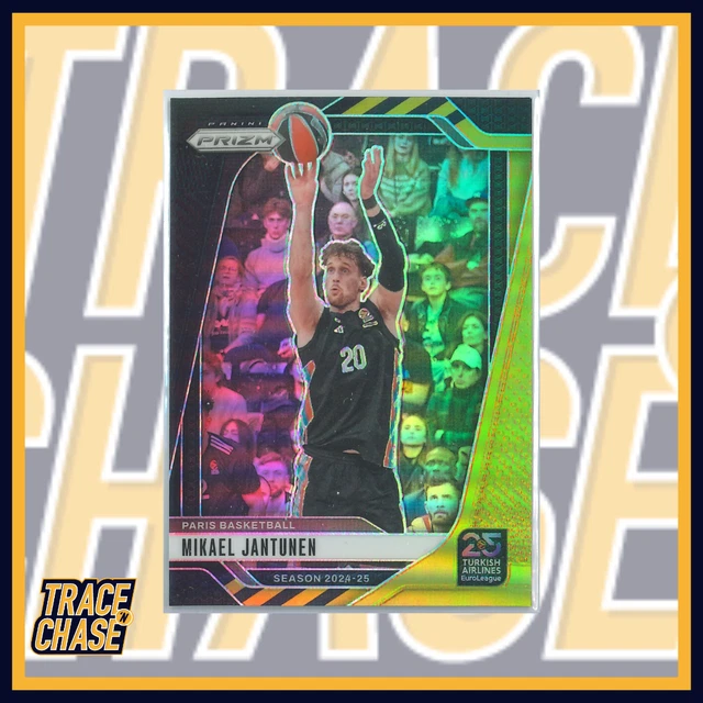 2024-25 Panini Prizm Euroleague Basketball Mikael Jantunen Black Gold 4/5 #79