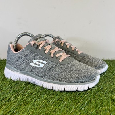 Skechers Turnschuhe Größe 5 Damen Grau Flex Appeal 3.0 Komfort Laufschuhe