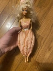 Vintage 1989 Peach Pretty Barbie