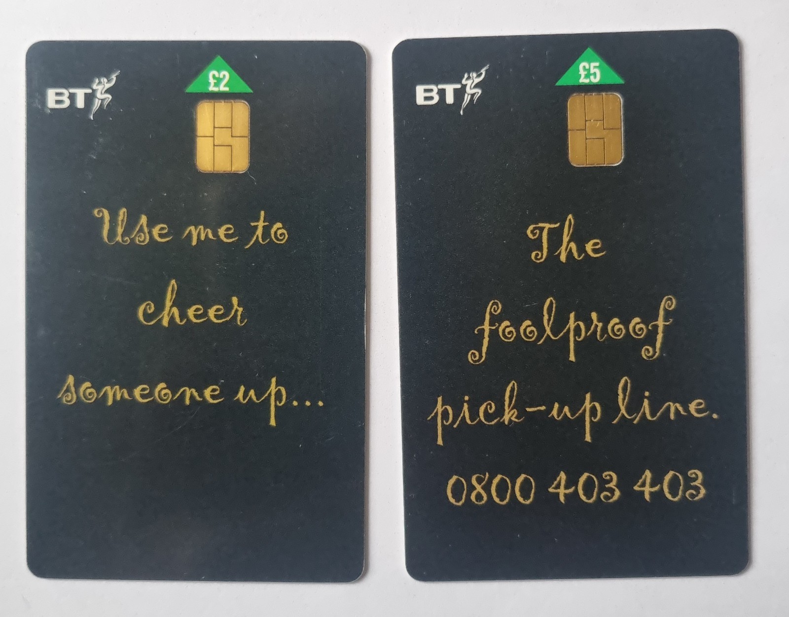 BT  Phonecards,  PRO  349  350 Tesco direct