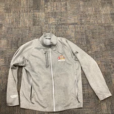 Raising canes The North Face jacket Mens Gray Full Zip gift XL rare coat