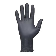 Showa 9700Pfxl 9700Pf, Disposable Gloves, 6  Mil Palm, Nitrile, Rolled Cuff,