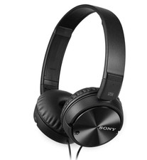 Sony MDR-ZX110NC Noise Cancelling Wired Headband Headphones Black Open Box