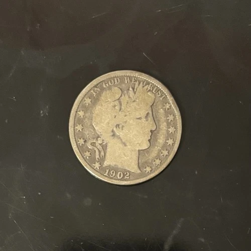 1902 50C Barber Half Dollar