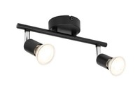 Mylight LED Deckenstrahler 2Er Spot 25 X 16 Cm Warmweiß Schwarz Deckenleuchten