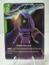 PSA10 ガンダムカードゲーム AGEデバイス RARE+ 103 List of Gundam