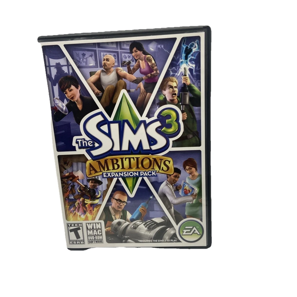 Les Sims 3 : Ambitions – Pack Extension PC/Mac – 2010 – Très Bon état