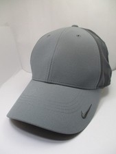 NIKE Golf Two Toned Gray Cap / Hat Adjustable Adult Grays 6 Panel Nike