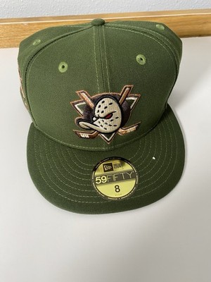 Olive Green Anaheim Mighty Ducks 30th Anniversary Side Patch New