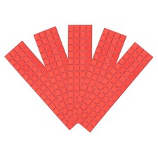600Pcs 10 x 10mm Self-Adhesive Disco Tiles Mosaic Mirror Tiles Red