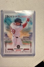 2025 Panini Boys of Summer - Kristian Campbell, Kristian Campbell #77 Red...