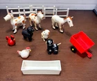 Vintage Fisher Price Barnyard Friends 1970s  Farm Animals and accessories