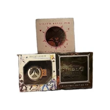 Lot Of 3 Exclusive Limited Rare Blizzard Entertainment Collectible Pins