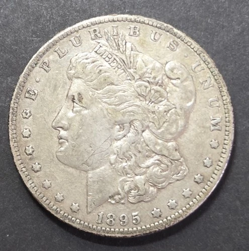 1895-O Morgan Dollar, VF Scratched