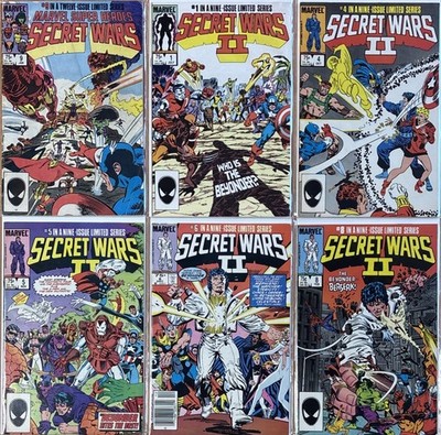 Marvel Super Heroes Secret Wars & Secret Wars II Lot Key Issues Newsstand