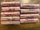 1950-D to 1958-D Lincoln Wheat Cent Full Date Rolls - 9 Rolls, 450 Coins