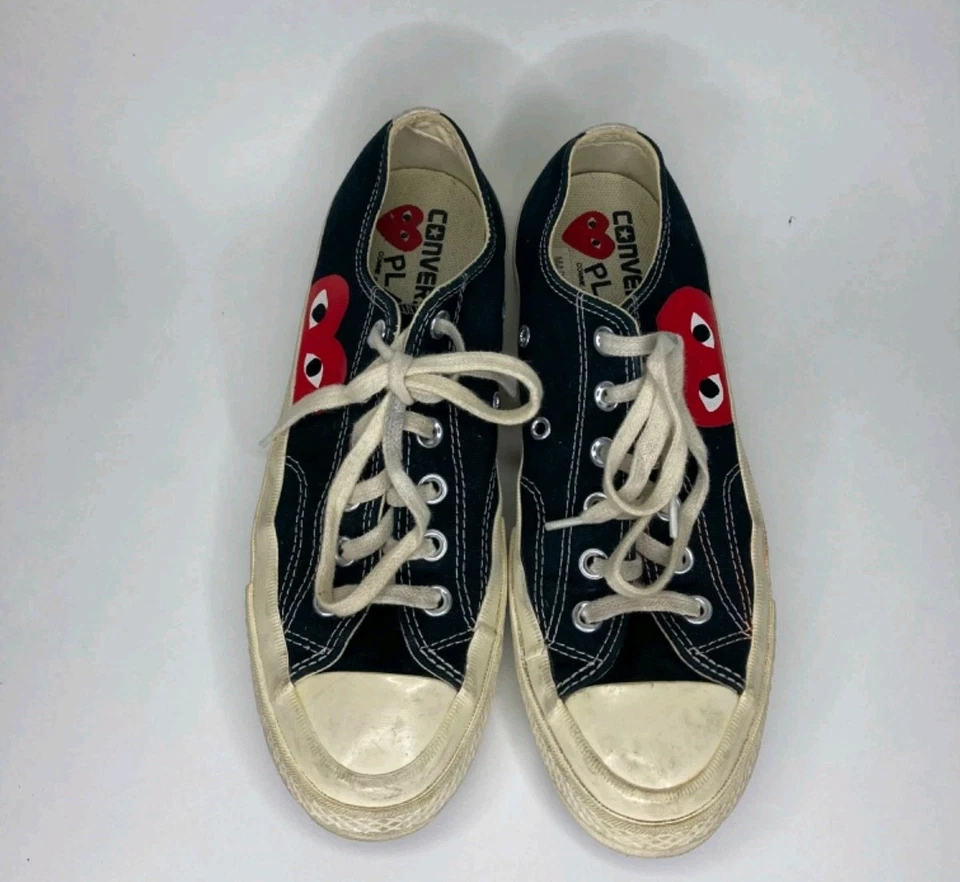 Tênis Converse All Star X Comme Des Garcon CDG Chuck Taylor baixo feminino EUA 8  - Imagem 2 de 4