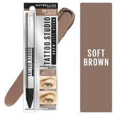 Maybelline TattooStudio Brow Lift Stick Makeup with Tinted Wax Conditioning C...