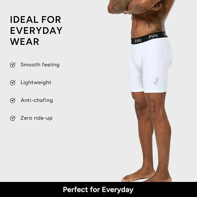 3 Pack Men's Compression Shorts Sports Underwear Athletic Performance ( s-2xl) - Image 2 of 4