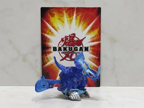 HTF BAKUGAN Translucent Aquos MUTANT MERCURY DRAGONOID SpinMaster/Sega Toys Rare