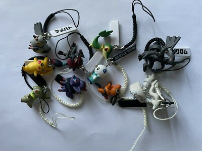 Takara Tomy Pokemon Black White BW Gashapon Phone Strap Keychain