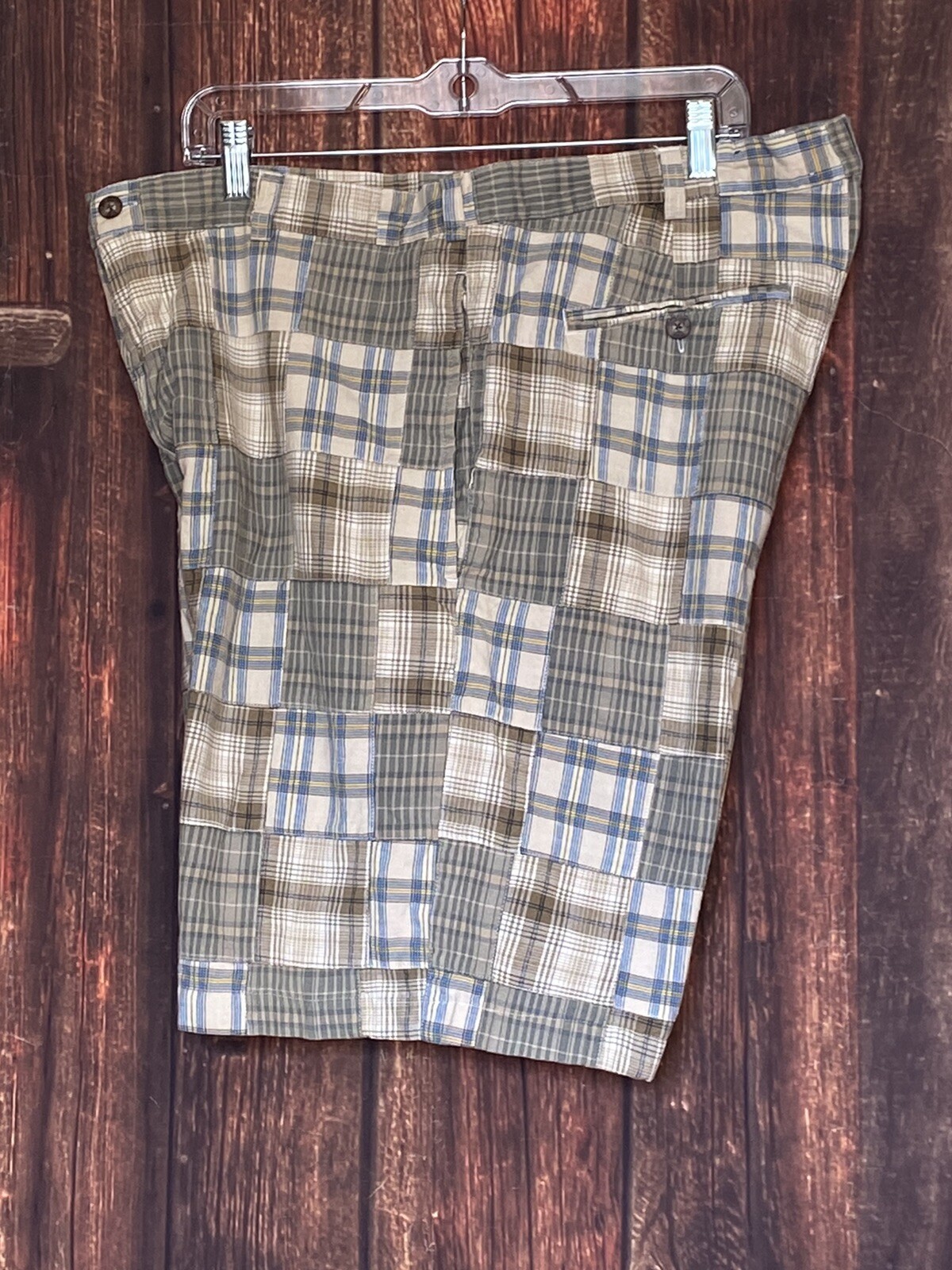 Pendleton Men's Plaid Patchwork Flat Front Casual… - image 4