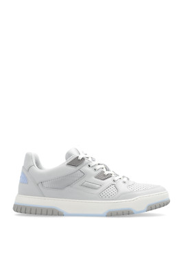 GUCCI Jones Women's Grey Leather Low Top Sneakers New